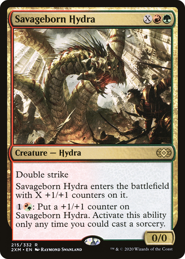 Savageborn Hydra (215) [Double Masters] - Deck Out Gaming