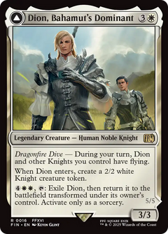 Dion, Bahamut's Dominant // Bahamut, Warden of Light (16) [FINAL FANTASY] - Deck Out Gaming