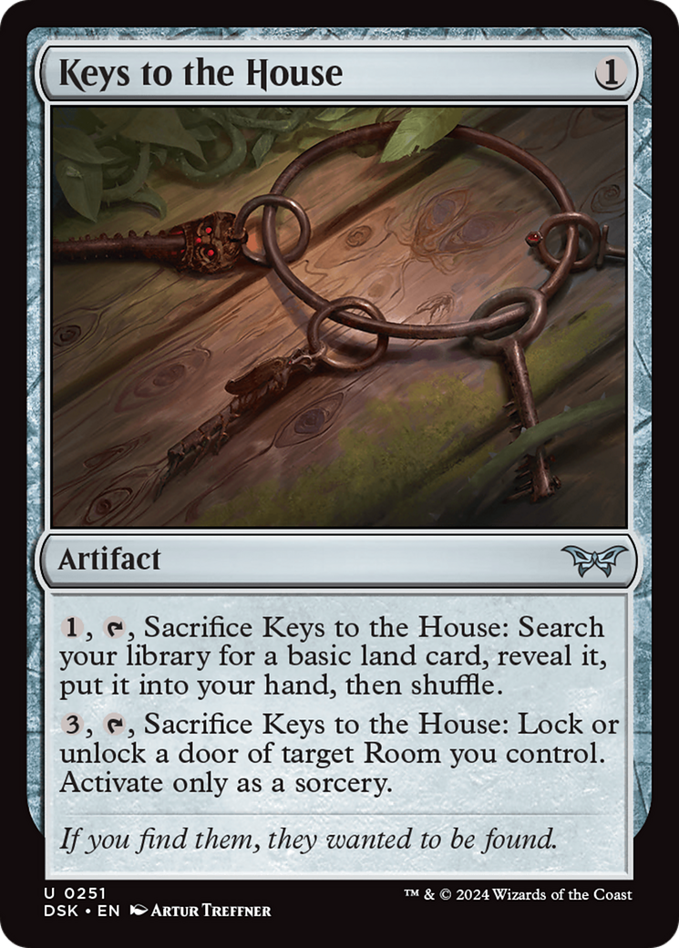 Keys to the House (251) [Duskmourn: House of Horror] foil - Deck Out Gaming