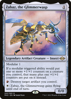 Zabaz, the Glimmerwasp (243) [Modern Horizons 2] - Deck Out Gaming