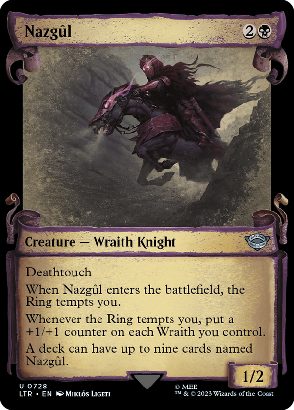 Nazgul (0728) (Showcase Scrolls) (728) [The Lord of the Rings: Tales of Middle-earth] - Deck Out Gaming