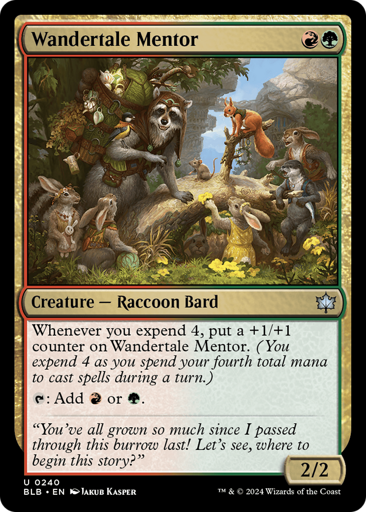 Wandertale Mentor (240) [Bloomburrow] foil - Deck Out Gaming