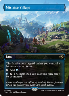 Mistrise Village (Borderless) (397) [Tarkir: Dragonstorm] - Deck Out Gaming