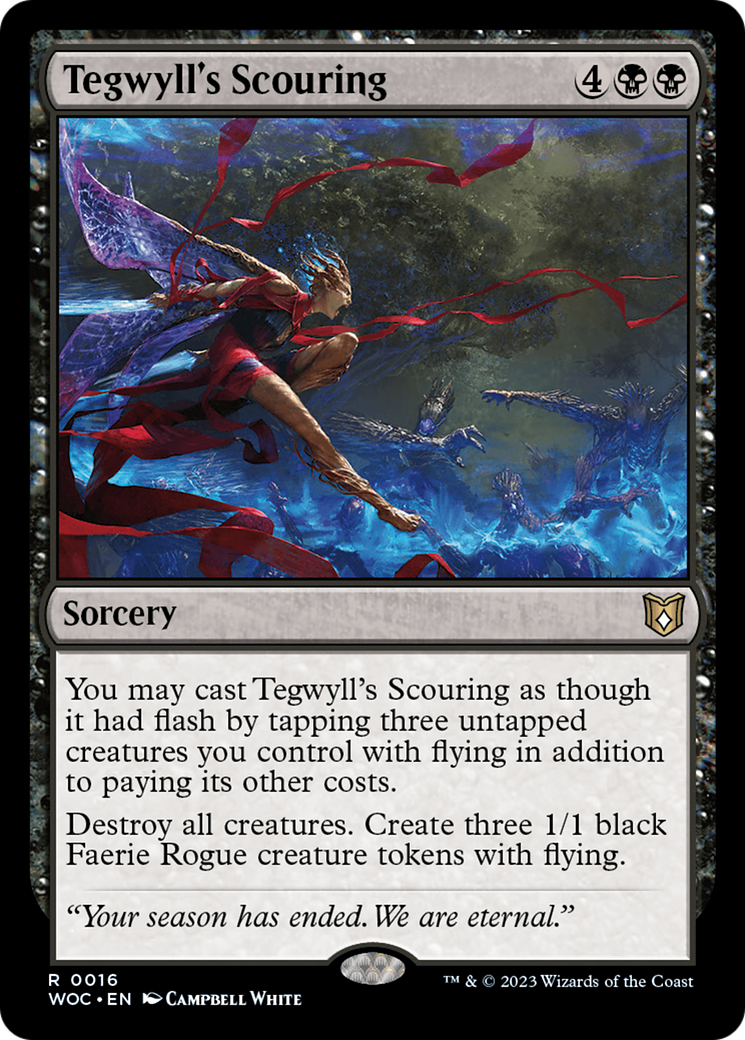 Tegwyll's Scouring (16) [Wilds of Eldraine Commander] - Deck Out Gaming