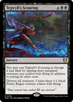 Tegwyll's Scouring (16) [Wilds of Eldraine Commander] - Deck Out Gaming
