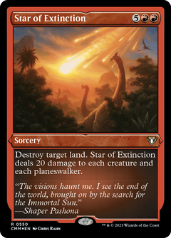 Star of Extinction (550) [Commander Masters] etched - Deck Out Gaming