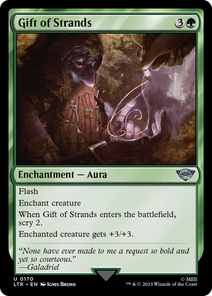 Gift of Strands (170) [The Lord of the Rings: Tales of Middle-earth] foil - Deck Out Gaming