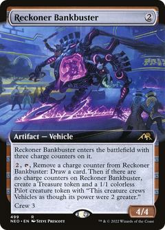 Reckoner Bankbuster (Extended Art) (499) [Kamigawa: Neon Dynasty] foil - Deck Out Gaming