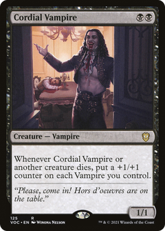 Cordial Vampire (125) [Commander: Innistrad: Crimson Vow] - Deck Out Gaming