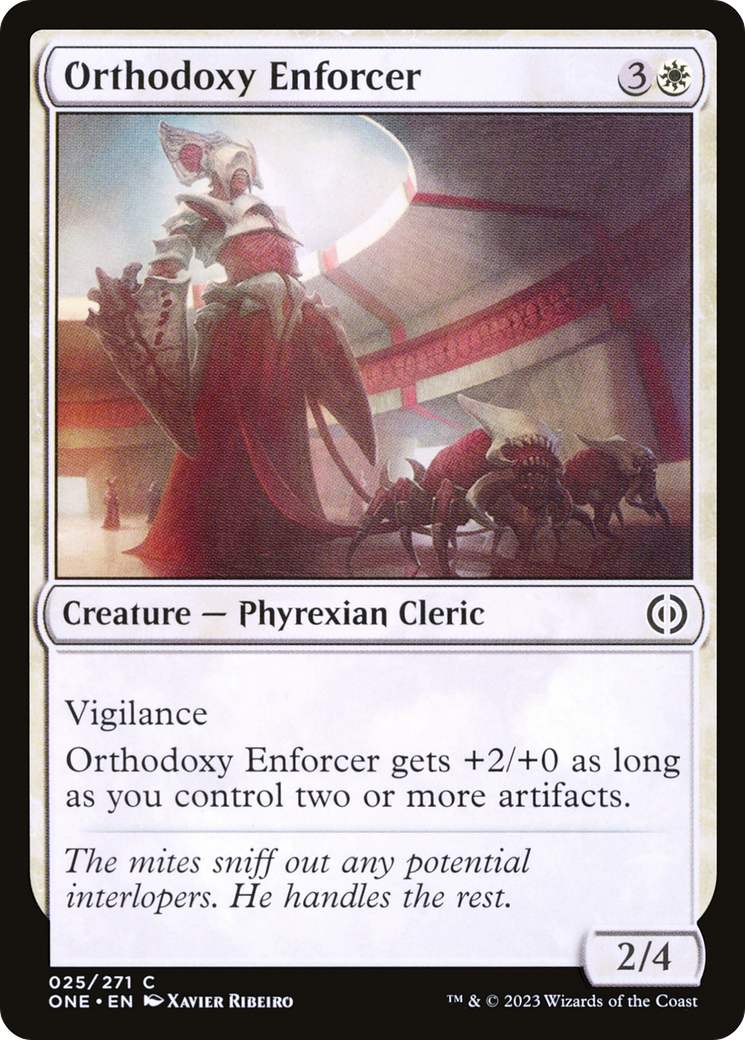 Orthodoxy Enforcer (25) [Phyrexia: All Will Be One] - Deck Out Gaming
