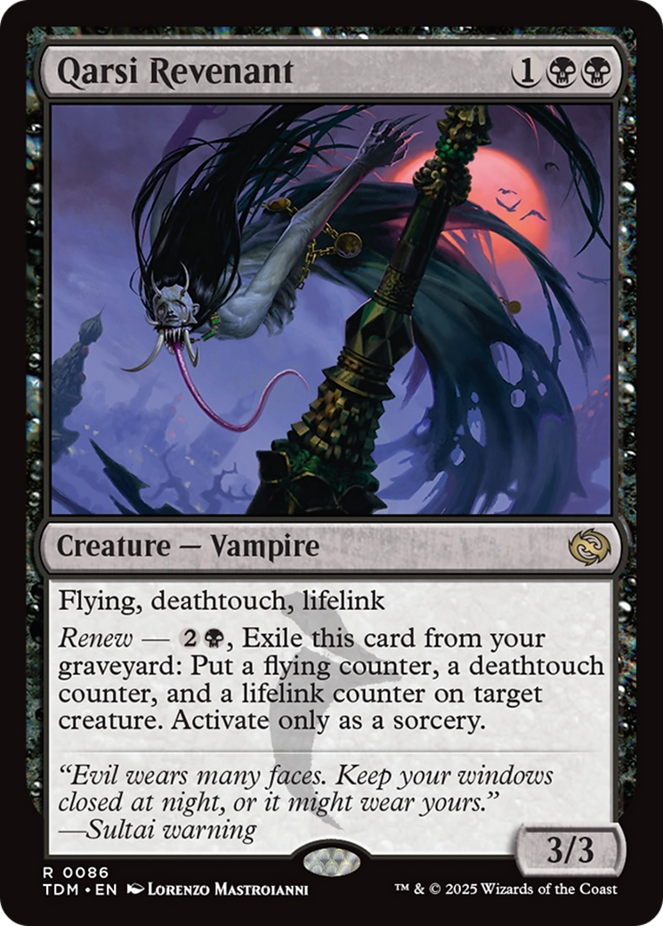 Qarsi Revenant (86) [Tarkir: Dragonstorm] foil - Deck Out Gaming