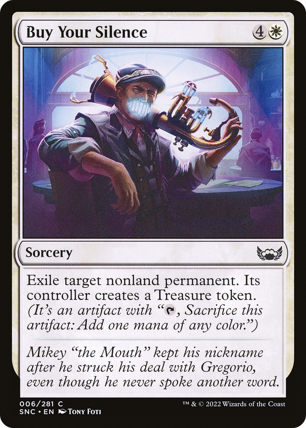Buy Your Silence (6) [Streets of New Capenna] foil - Deck Out Gaming