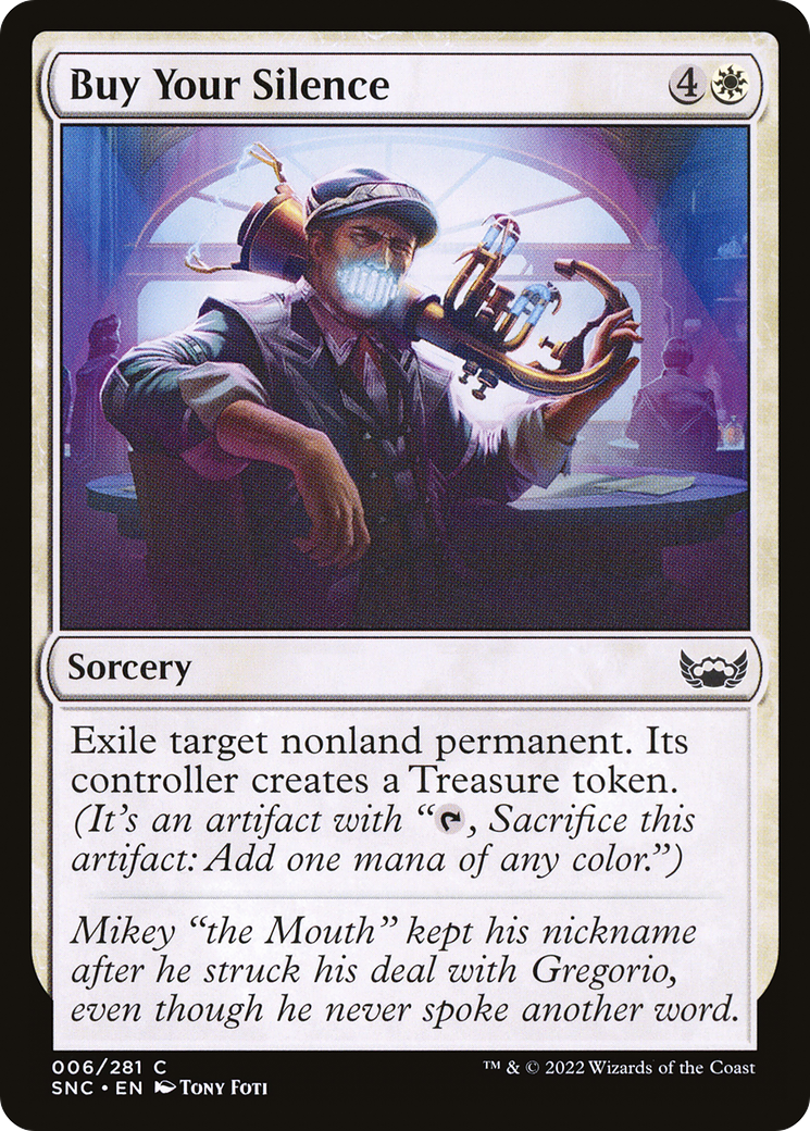 Buy Your Silence (6) [Streets of New Capenna] foil - Deck Out Gaming