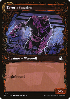 Tavern Ruffian // Tavern Smasher (296) [Innistrad: Midnight Hunt] foil - Deck Out Gaming