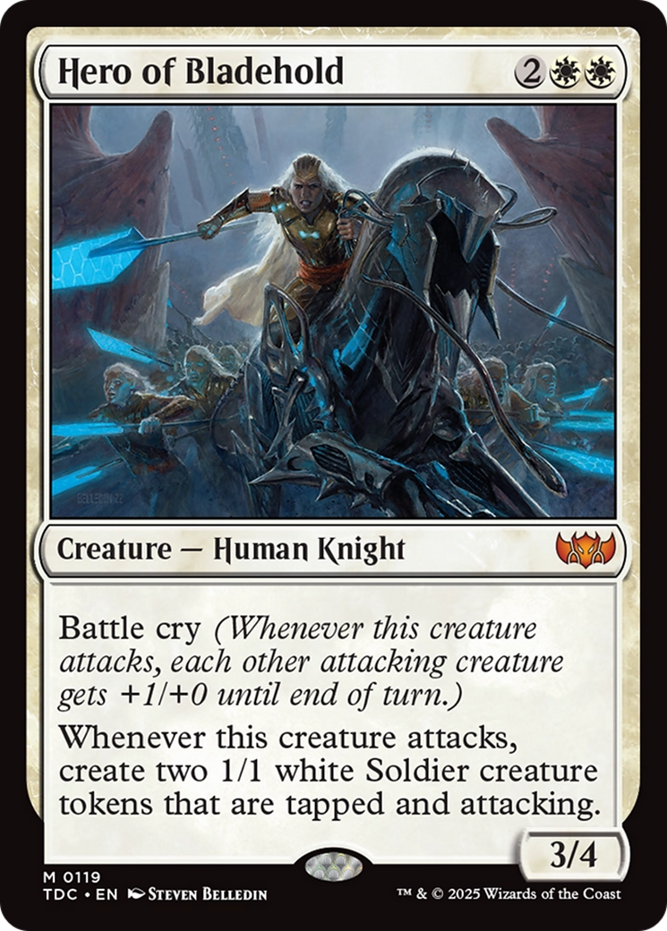 Hero of Bladehold (119) [Commander: Tarkir: Dragonstorm] - Deck Out Gaming
