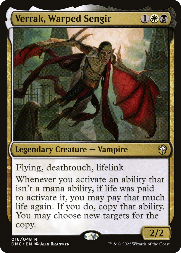 Verrak, Warped Sengir (16) [Commander: Dominaria United] - Deck Out Gaming