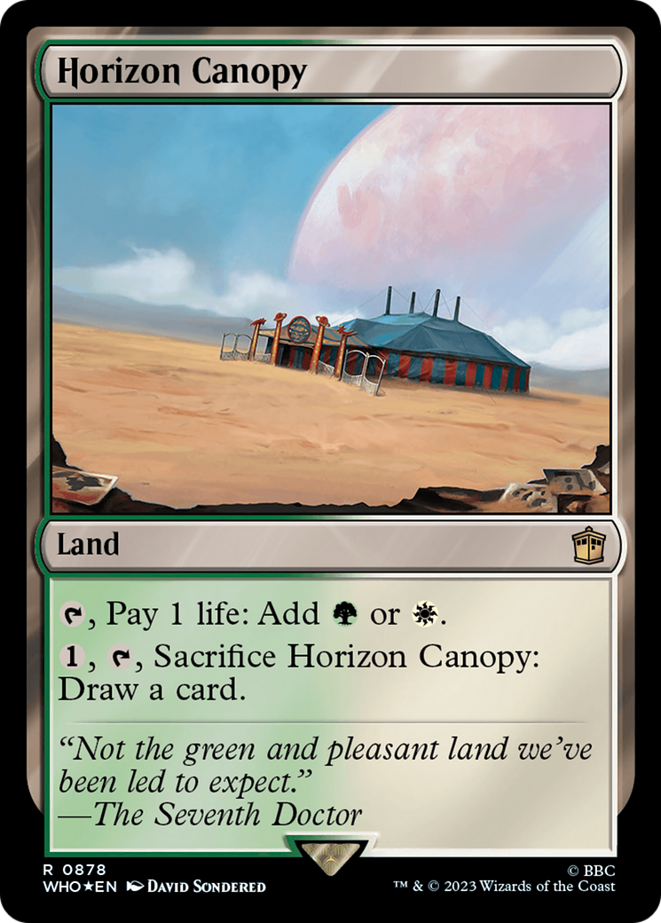 Horizon Canopy (Surge Foil) (878) [Doctor Who] foil - Deck Out Gaming
