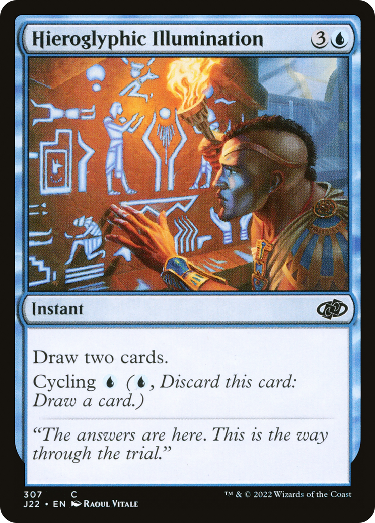 Hieroglyphic Illumination (307) [Jumpstart 2022] - Deck Out Gaming