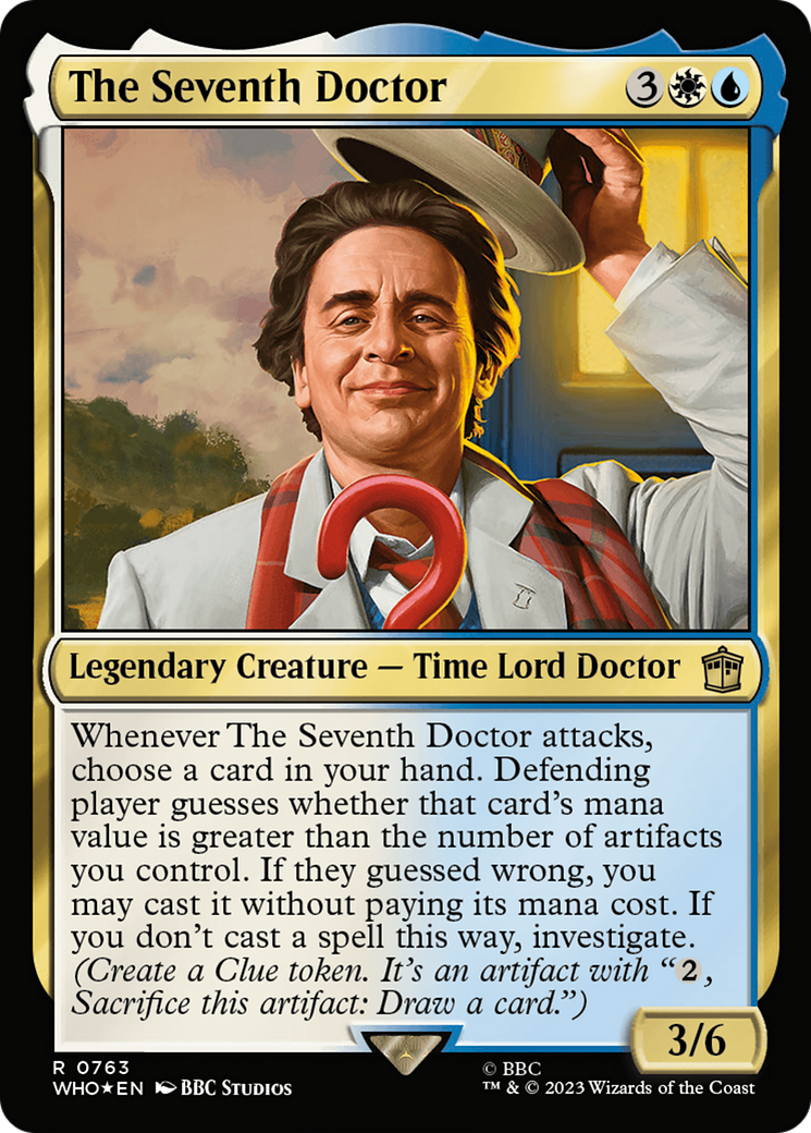 The Seventh Doctor (Surge Foil) (763) [Doctor Who] foil - Deck Out Gaming