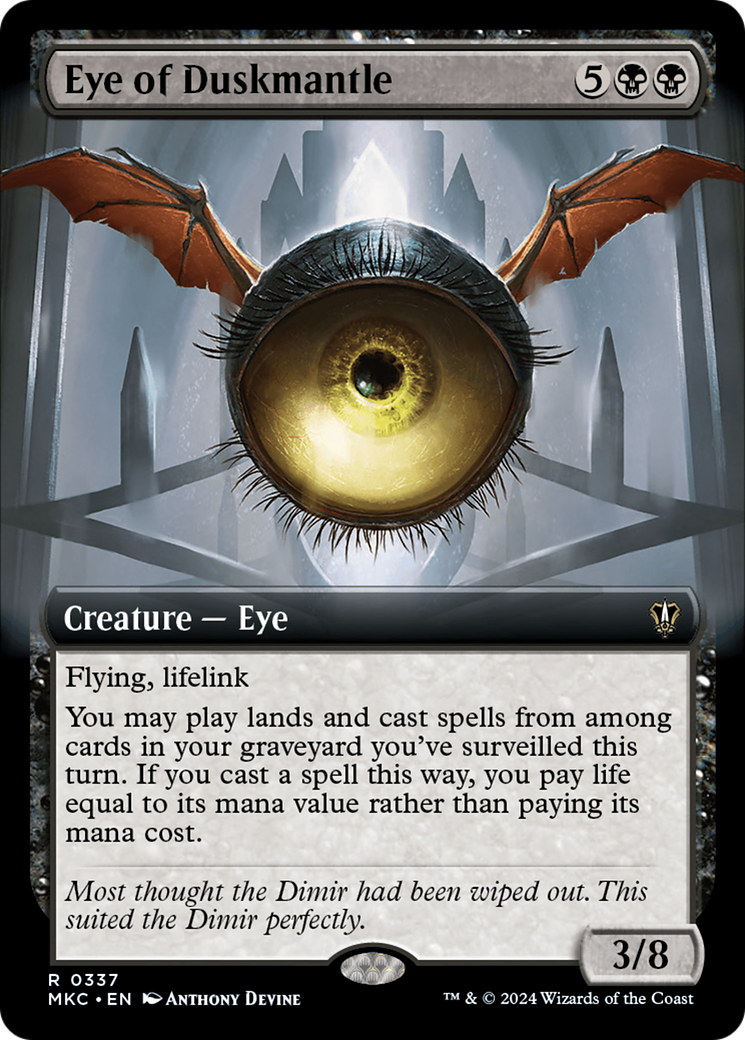 Eye of Duskmantle (Extended Art) (337) [Murders at Karlov Manor Commander] - Deck Out Gaming