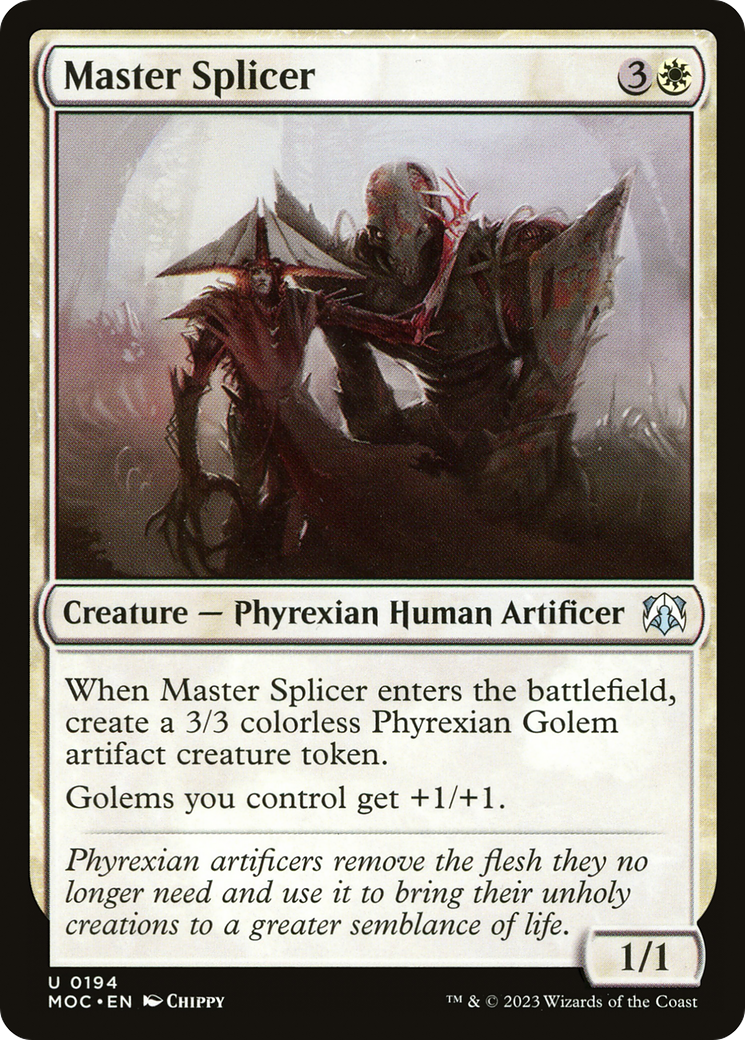 Master Splicer (194) [March of the Machine Commander] - Deck Out Gaming