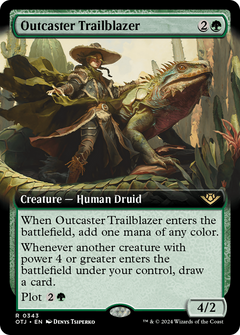 Outcaster Trailblazer (Extended Art) (343) [Outlaws of Thunder Junction] - Deck Out Gaming