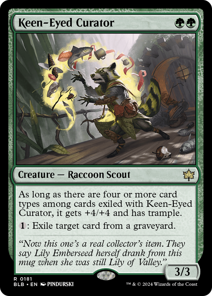 Keen-Eyed Curator (181) [Bloomburrow] - Deck Out Gaming