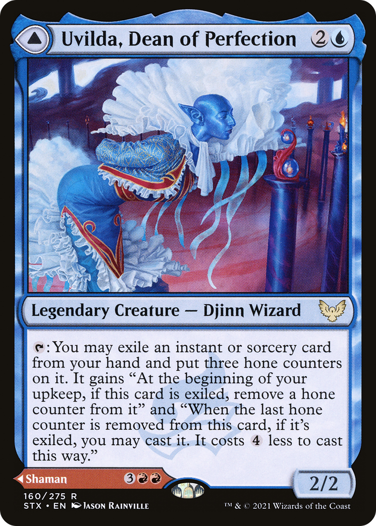 Uvilda, Dean of Perfection (160) [Strixhaven: School of Mages] foil - Deck Out Gaming