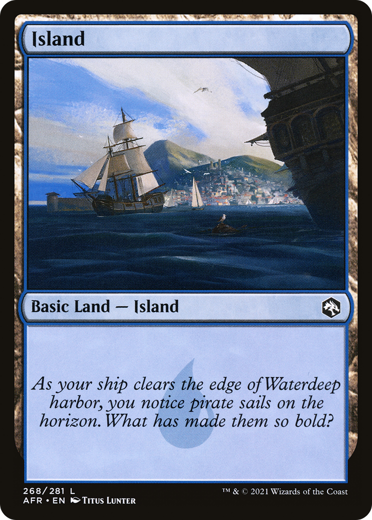 Island (268) [Adventures in the Forgotten Realms] - Deck Out Gaming