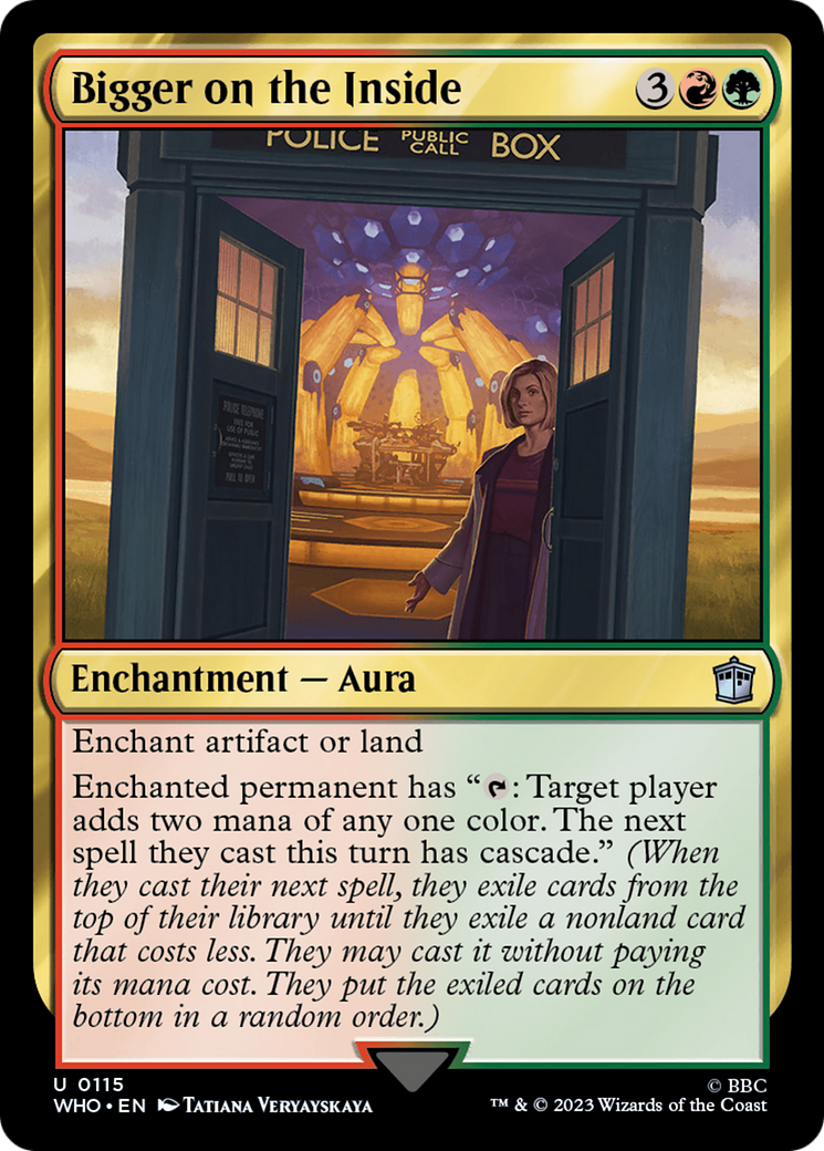 Bigger on the Inside (115) [Doctor Who] foil - Deck Out Gaming