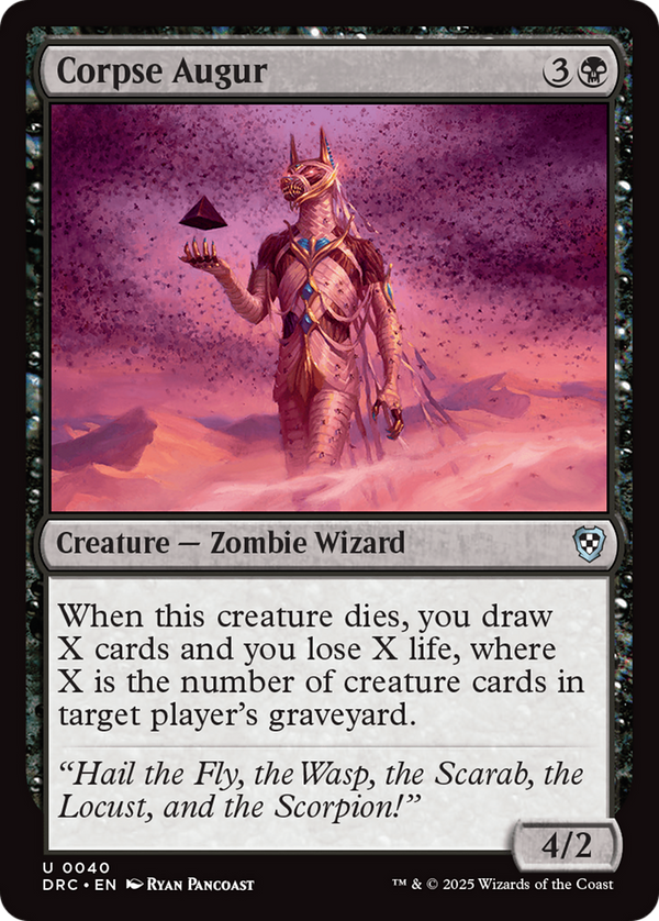 Corpse Augur (40) [Commander: Aetherdrift] - Deck Out Gaming