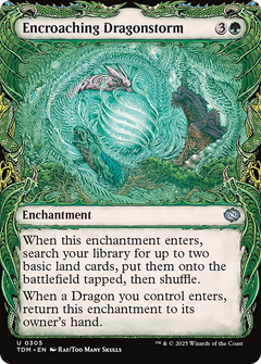 Encroaching Dragonstorm (Showcase) (305) [Tarkir: Dragonstorm] foil - Deck Out Gaming