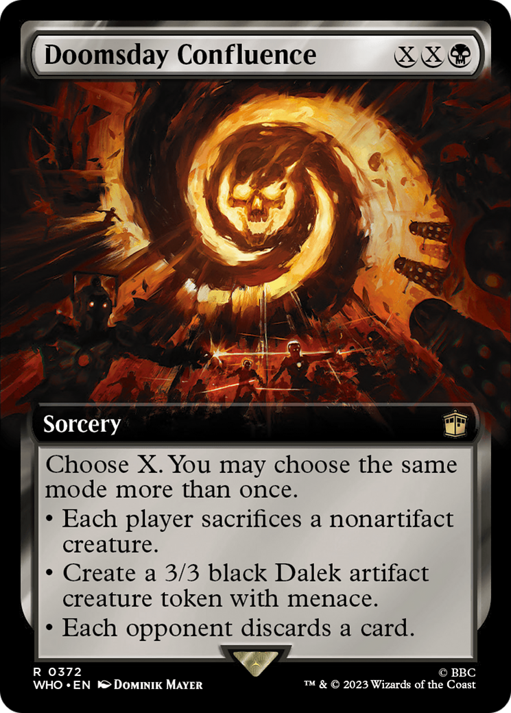 Doomsday Confluence (Extended Art) (372) [Doctor Who] foil - Deck Out Gaming