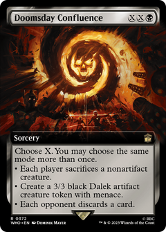 Doomsday Confluence (Extended Art) (372) [Doctor Who] foil - Deck Out Gaming