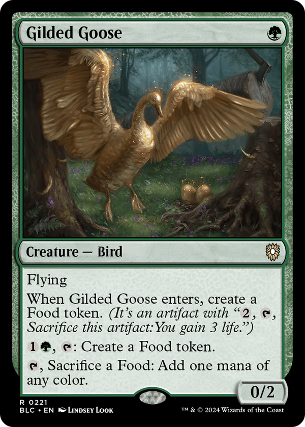 Gilded Goose (221) [Bloomburrow Commander] - Deck Out Gaming