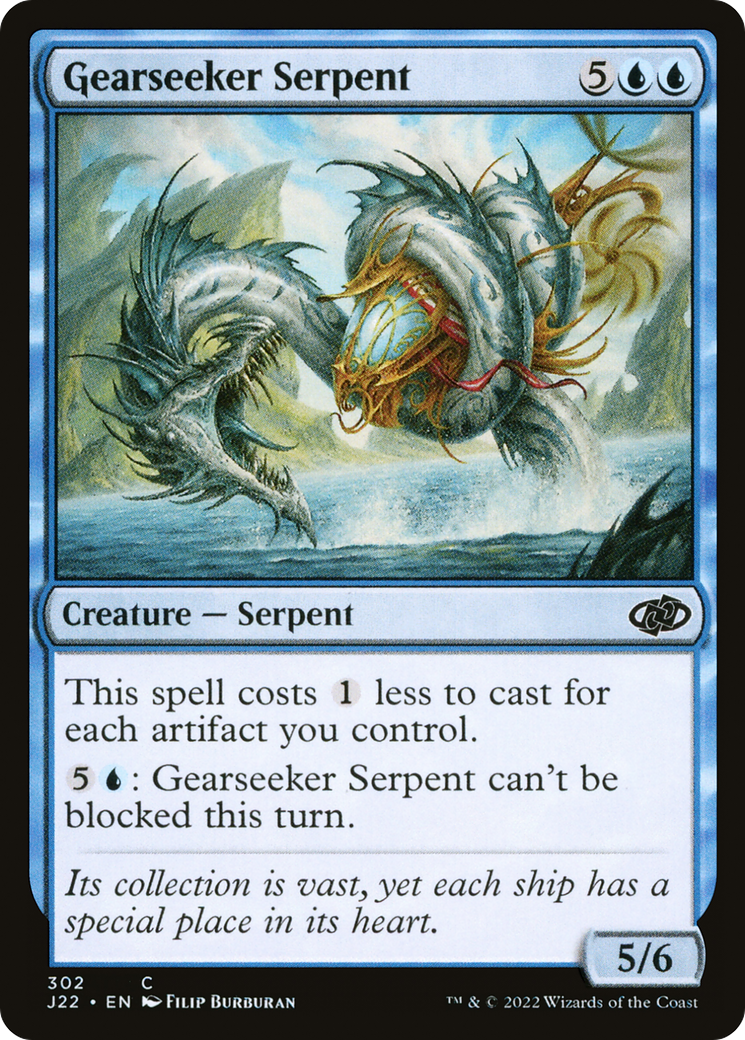 Gearseeker Serpent (302) [Jumpstart 2022] - Deck Out Gaming