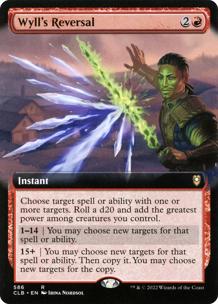 Wyll's Reversal (Extended Art) (586) [Commander Legends: Battle for Baldur's Gate] foil - Deck Out Gaming