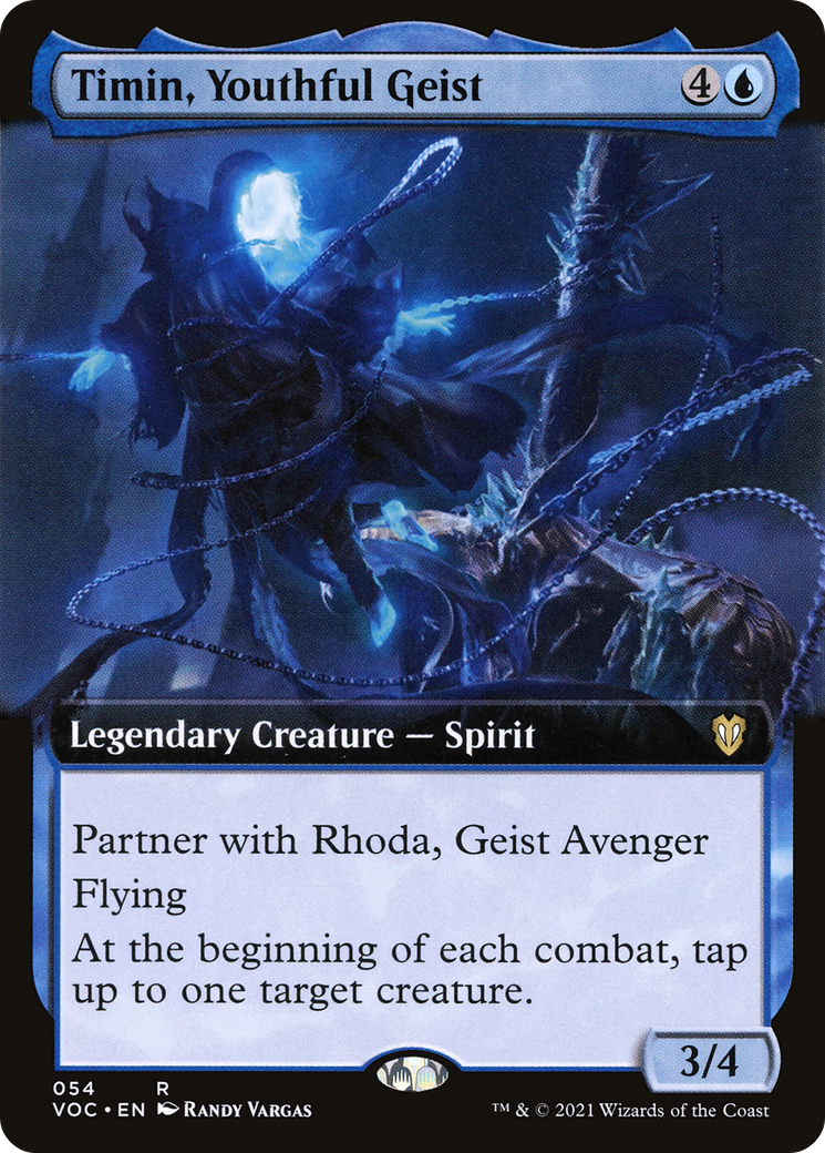 Timin, Youthful Geist (Extended Art) (54) [Commander: Innistrad: Crimson Vow] - Deck Out Gaming