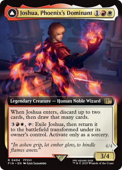 Joshua, Phoenix's Dominant // Phoenix, Warden of Fire (494) [FINAL FANTASY] foil - Deck Out Gaming