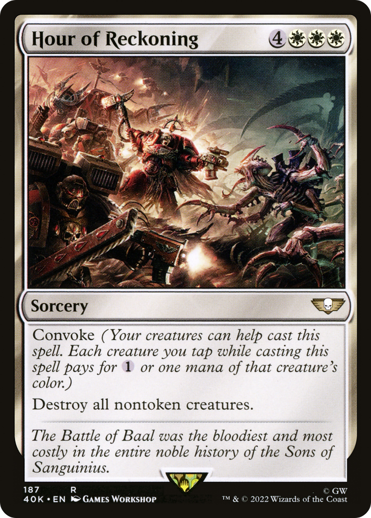 Hour of Reckoning (187) [Warhammer 40,000 Commander] - Deck Out Gaming