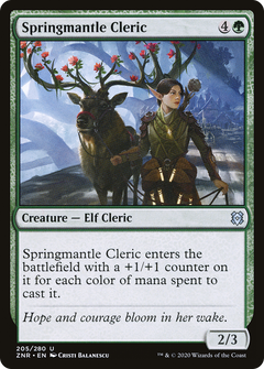 Springmantle Cleric (205) [Zendikar Rising] - Deck Out Gaming