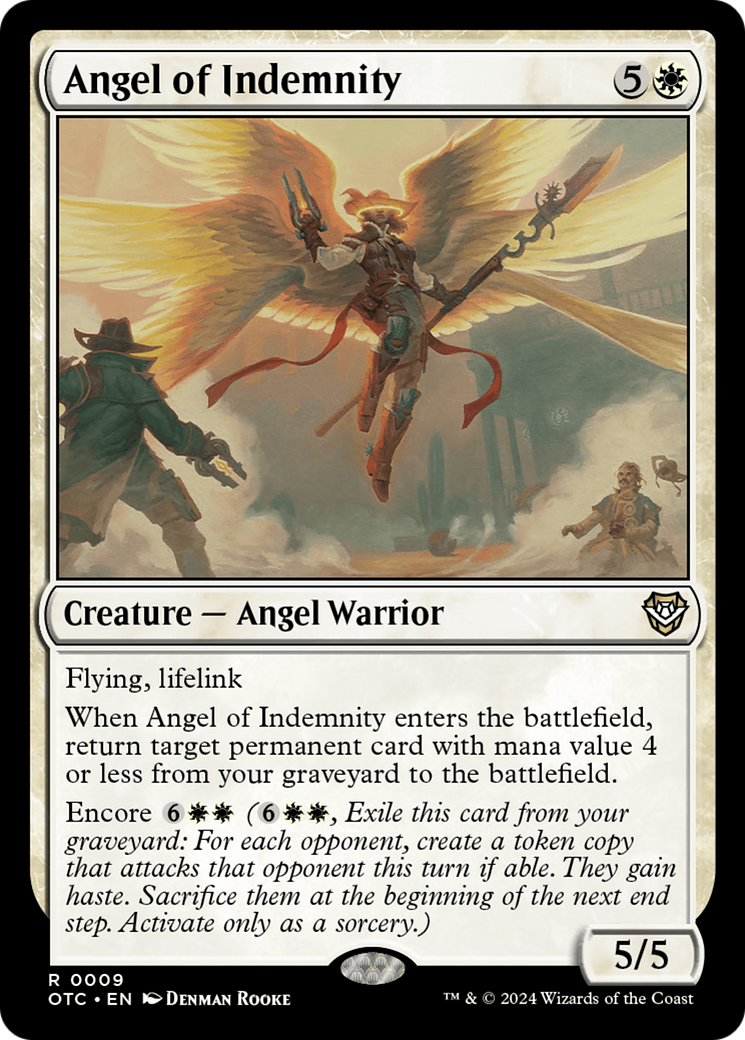 Angel of Indemnity (9) [Outlaws of Thunder Junction Commander] - Deck Out Gaming