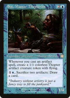 Sai, Master Thopterist (Retro Frame) (93) [Commander: The Brothers' War] - Deck Out Gaming