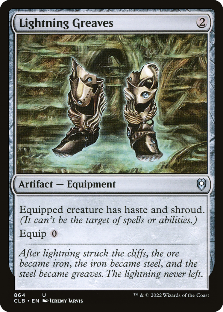 Lightning Greaves (864) [Commander Legends: Battle for Baldur's Gate] - Deck Out Gaming
