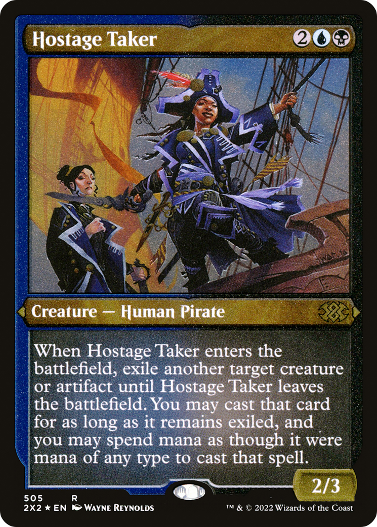 Hostage Taker (Foil Etched) (505) [Double Masters 2022] foil - Deck Out Gaming