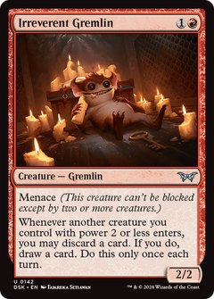 Irreverent Gremlin (142) [Duskmourn: House of Horror] foil - Deck Out Gaming