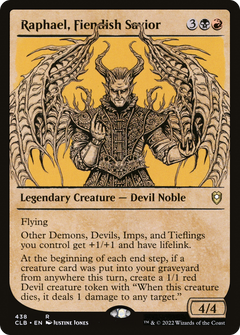 Raphael, Fiendish Savior (Showcase) (438) [Commander Legends: Battle for Baldur's Gate] - Deck Out Gaming