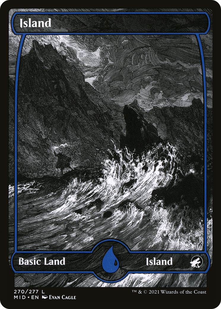 Island (270) [Innistrad: Midnight Hunt] foil - Deck Out Gaming