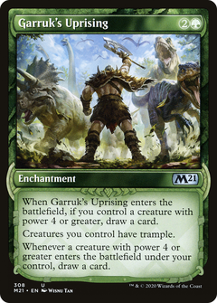 Garruk's Uprising (Showcase) (308) [Core Set 2021] foil - Deck Out Gaming