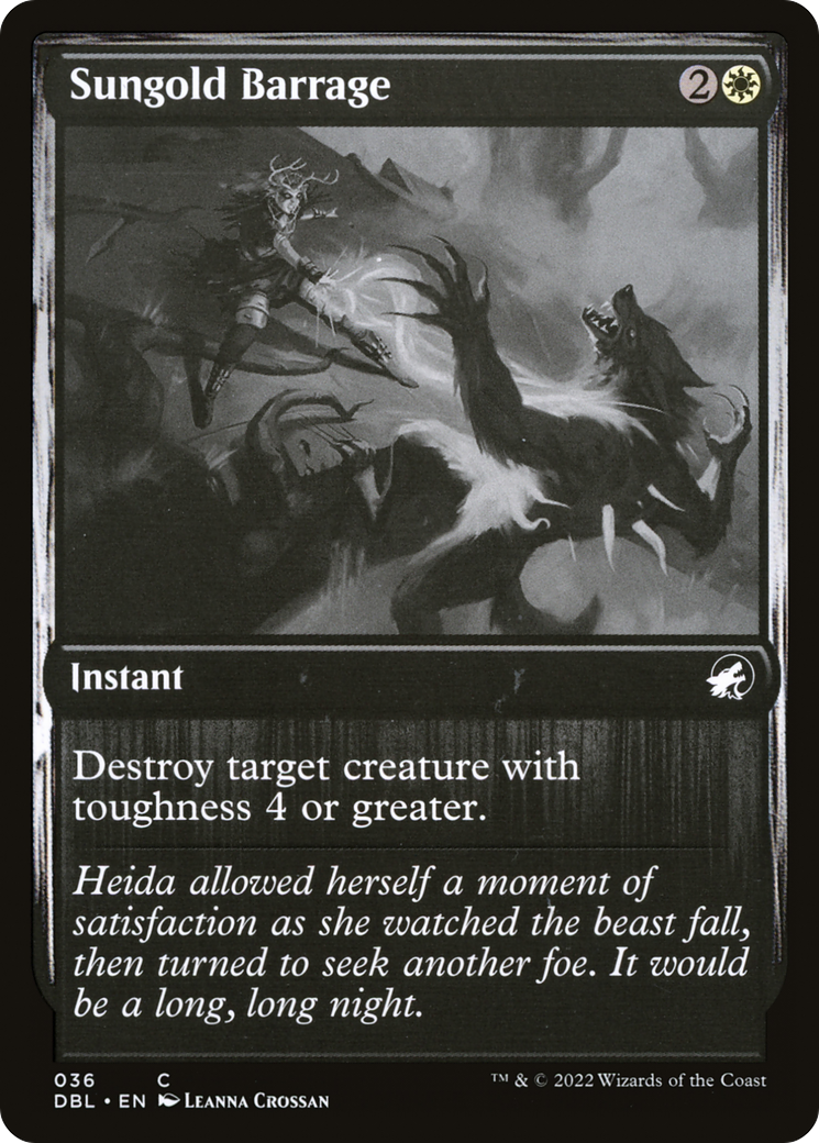 Sungold Barrage (36) [Innistrad: Double Feature] - Deck Out Gaming